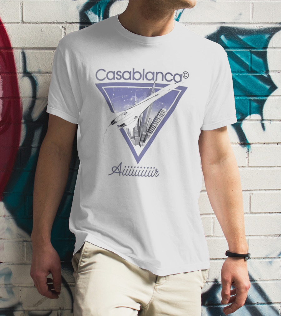 Casablanca Aiiiiir Concorde Triangular T-Shirt