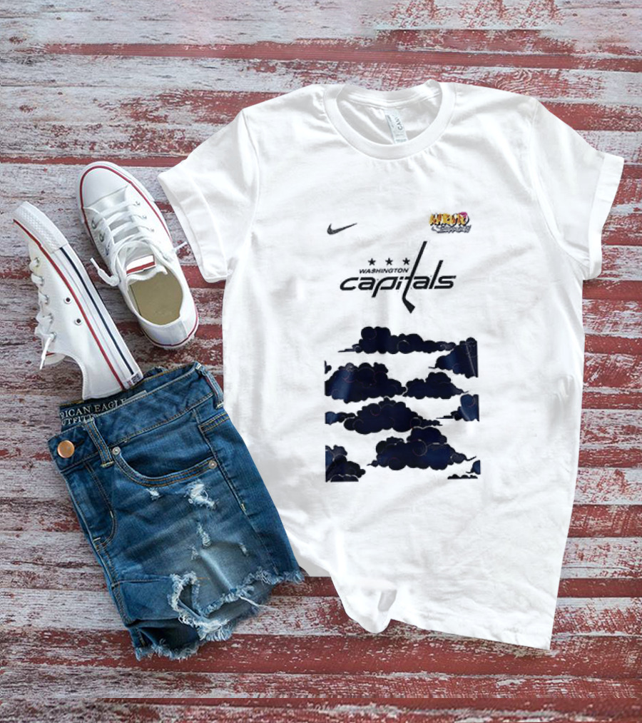 Nike Washington Capitals X Naruto Shippuden Collaboration T-Shirt