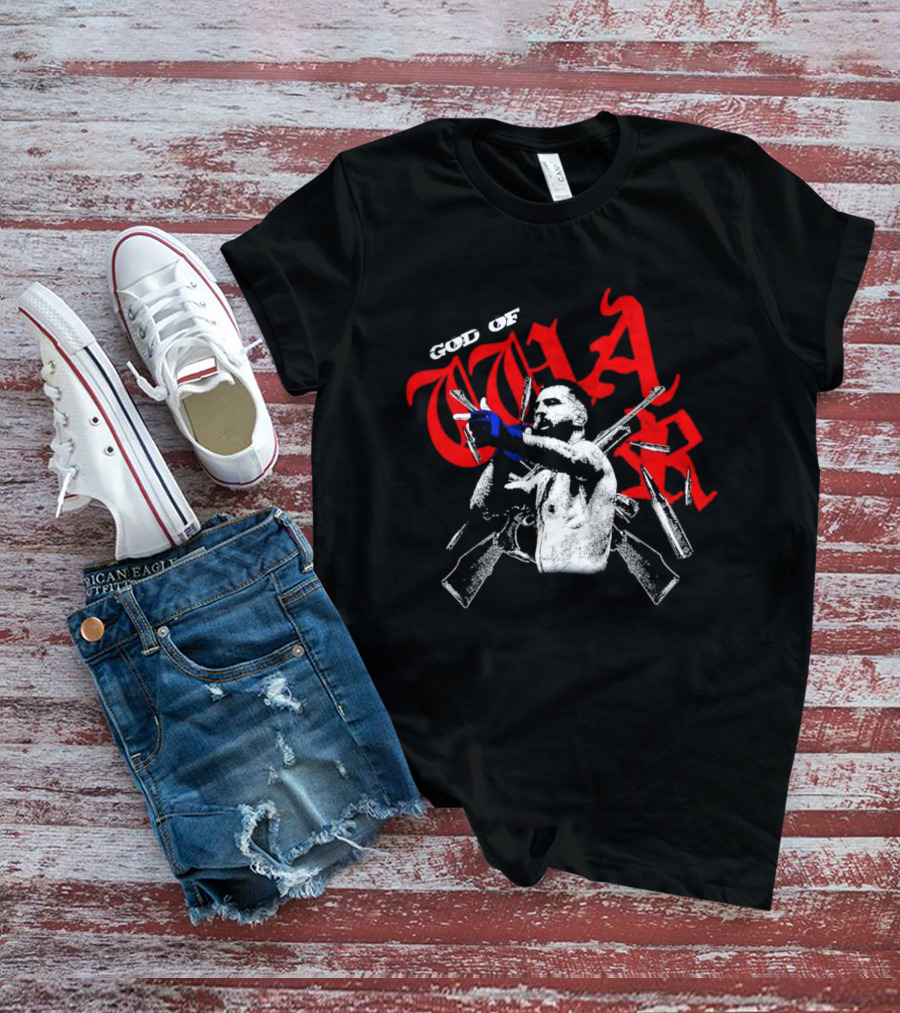 Benoît Saint Denis God Of War Guns Warrior T-Shirt