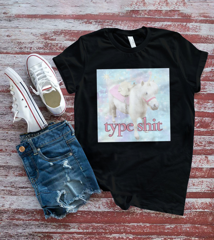 Unicorn Type Shit Pastel Starry Sky T-Shirt