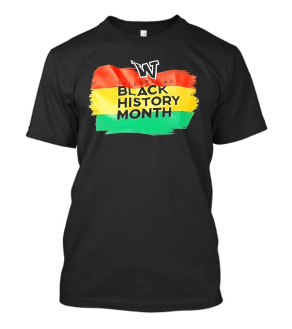 Celebrating Black History Month Washington Huskies W T-Shirt