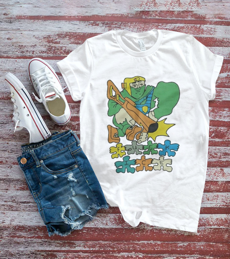 Honeytv Fuck Ice Retro Soldier Puzzle T-Shirt