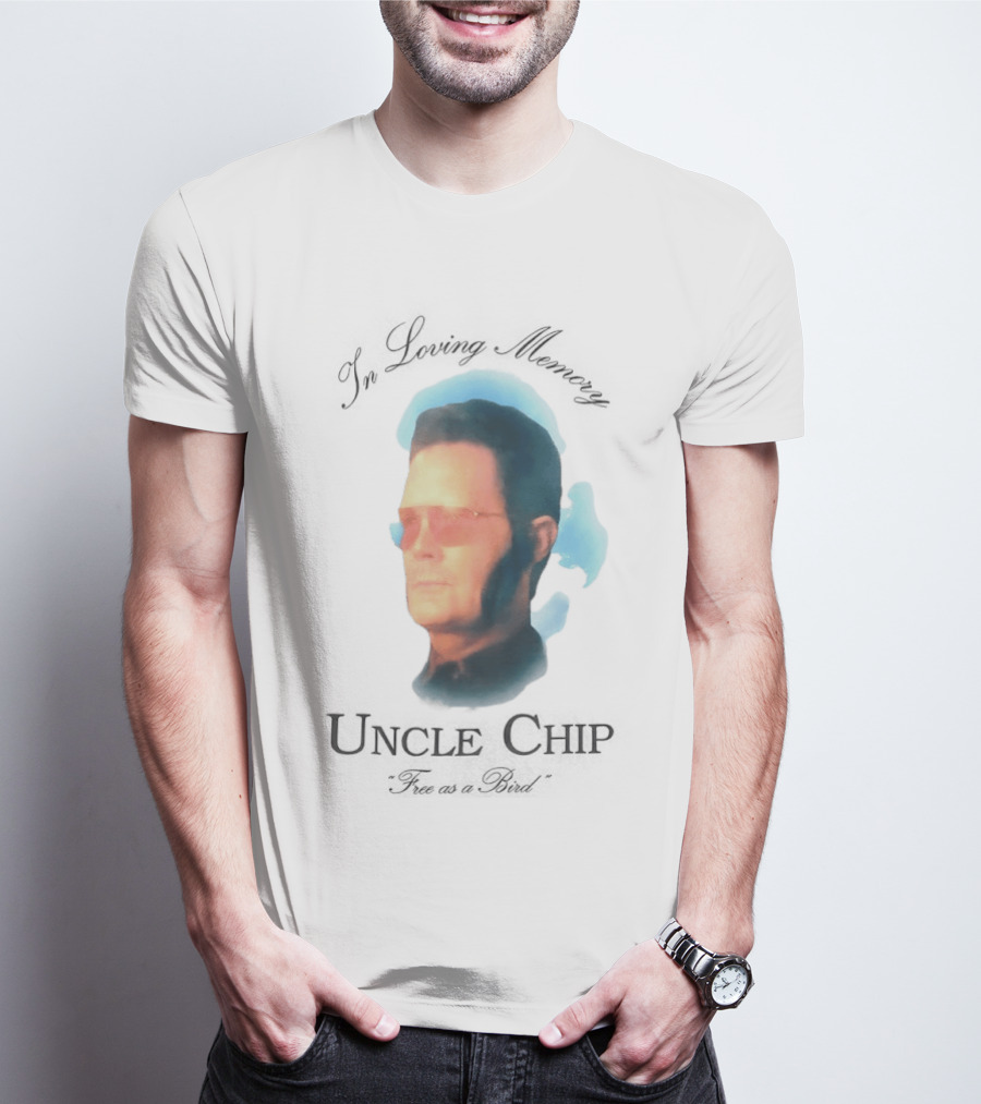 In Loving Memory Uncle Chip Free As A Bird T-Shirt