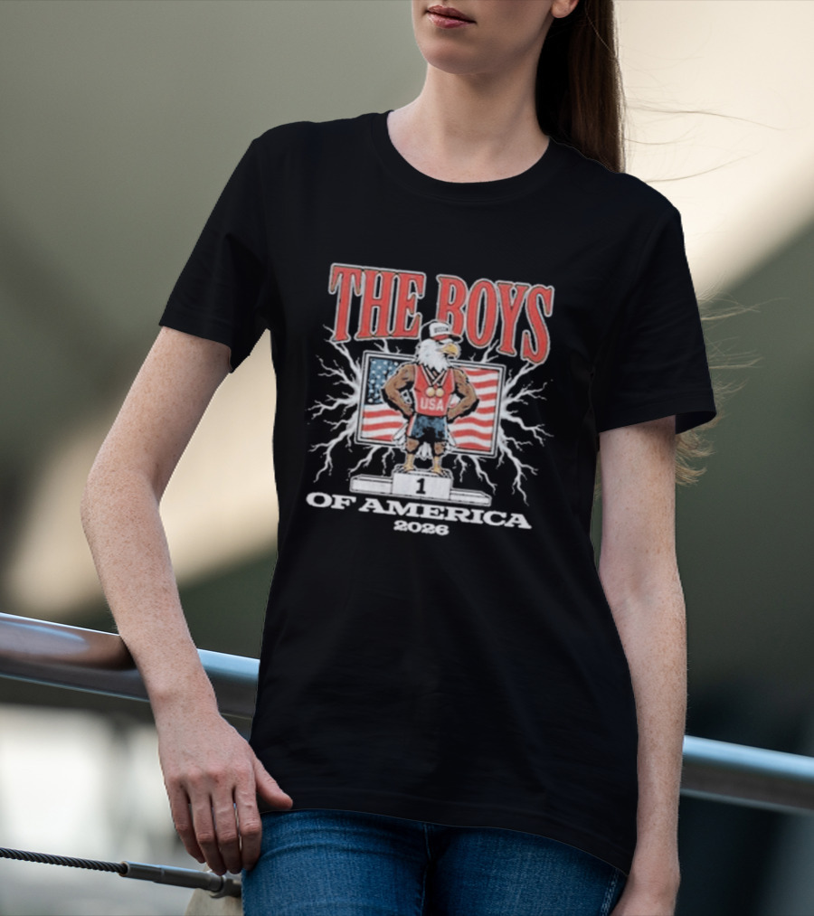 The Boys USA Eagle American Flag 2026 T-Shirt