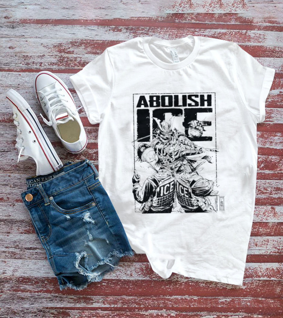 Abolish Ice Samurai Warrior Protest T-Shirt