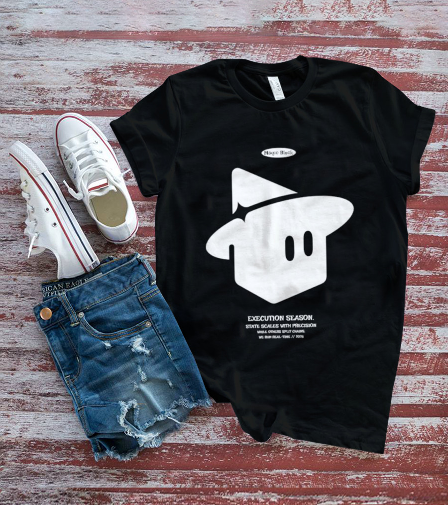 Execution Season Magic Block State Scales With Precision T-Shirt