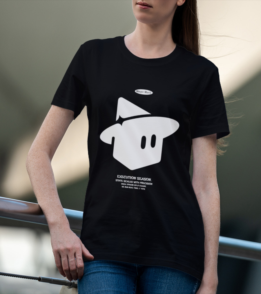 Execution Season Magic Block State Scales With Precision T-Shirt