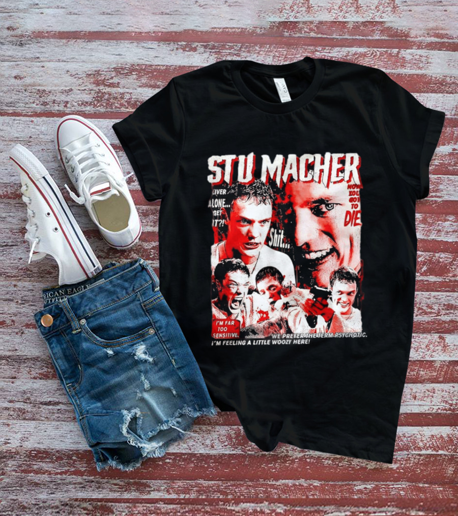 Stu Macher Scream Movie Liver Alone Get It Iconic Horror T-Shirt