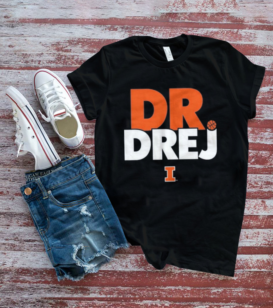 Andrej Stojakovic Dr. Drej I Illinois Fighting Illini T-Shirt