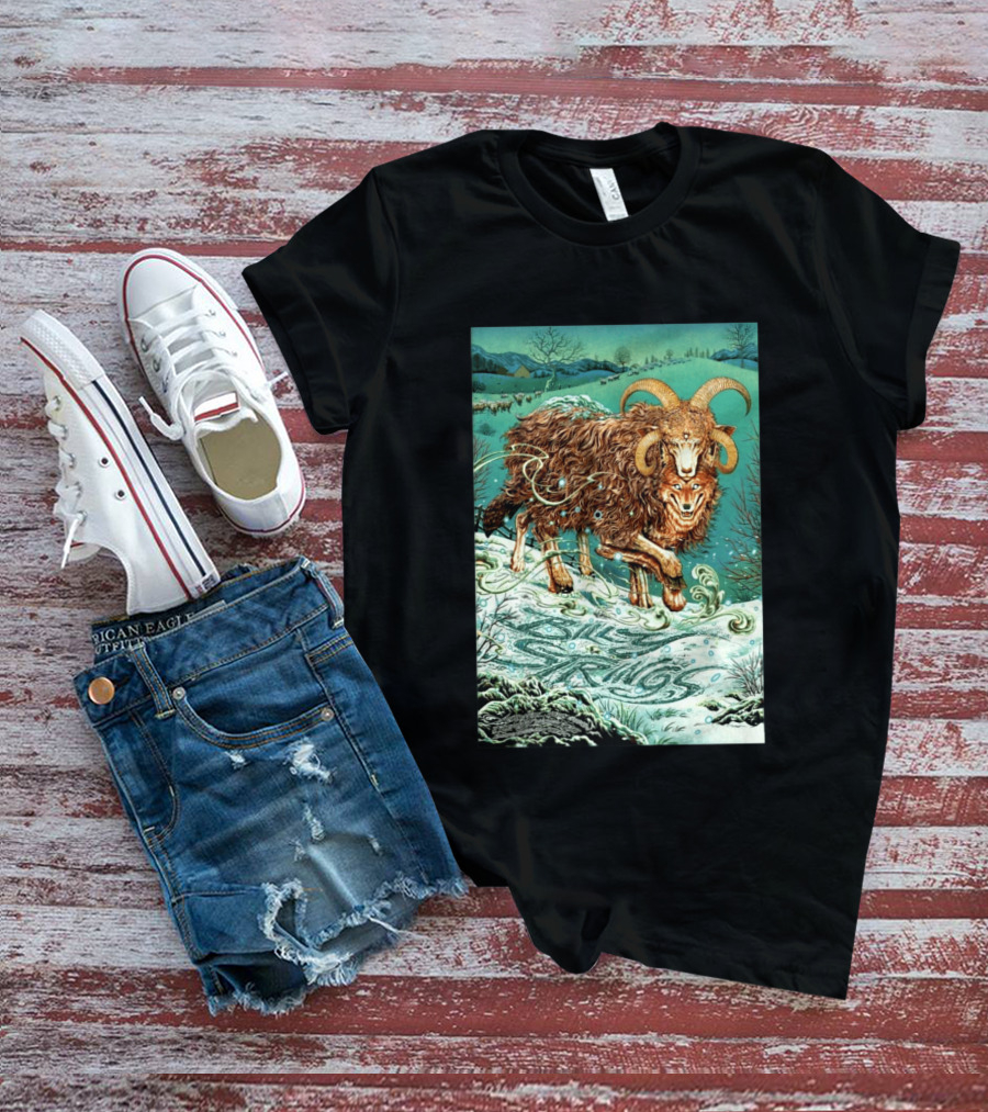 Billy Strings Asheville NC Event Feb 10 14 2026 Wolf Ram T-Shirt