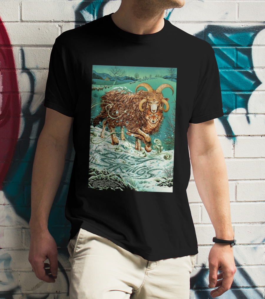 Billy Strings Asheville NC Event Feb 10 14 2026 Wolf Ram T-Shirt