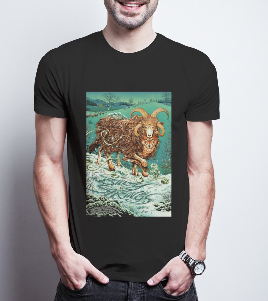 Billy Strings Asheville NC Event Feb 10 14 2026 Wolf Ram T-Shirt