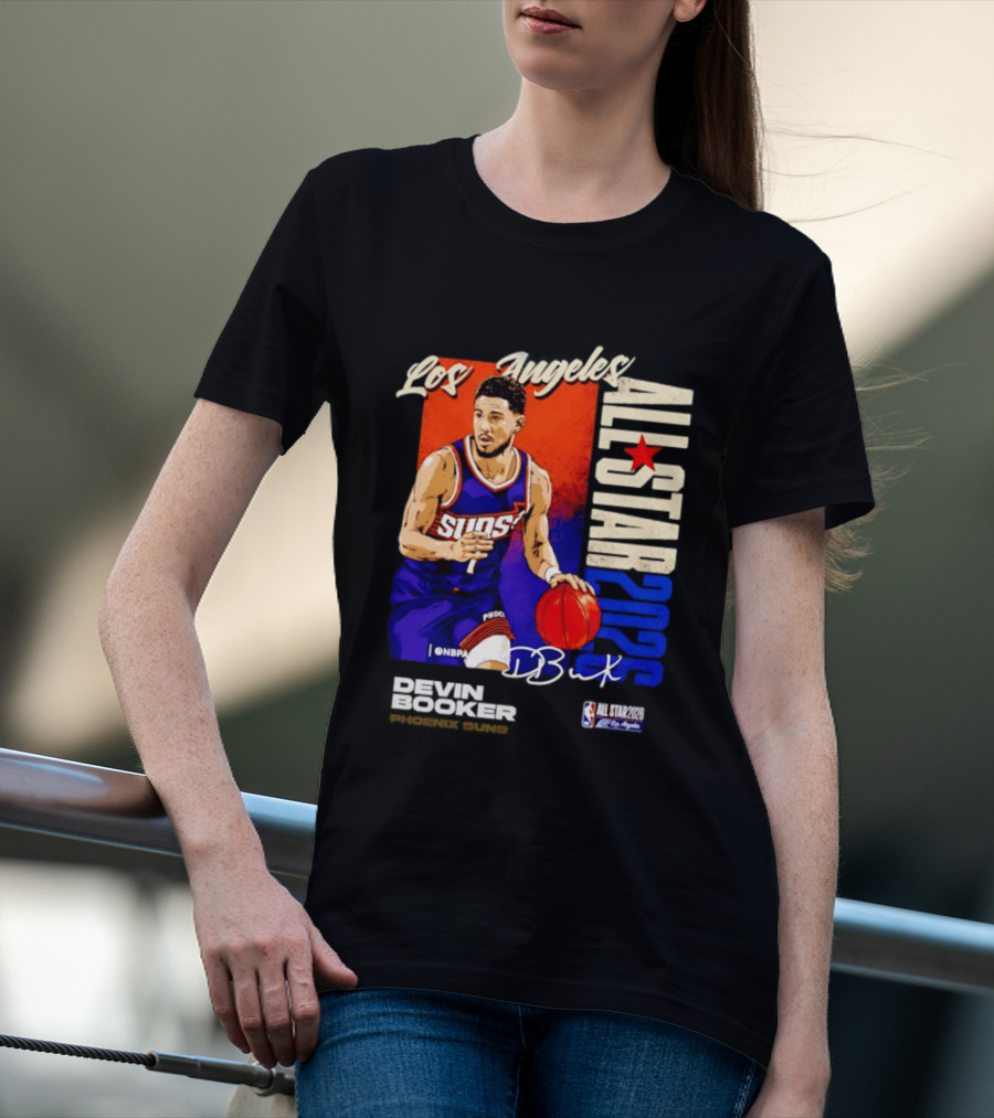 Devin Booker Los Angeles 2026 NBA All Star Suns D Book T-Shirt
