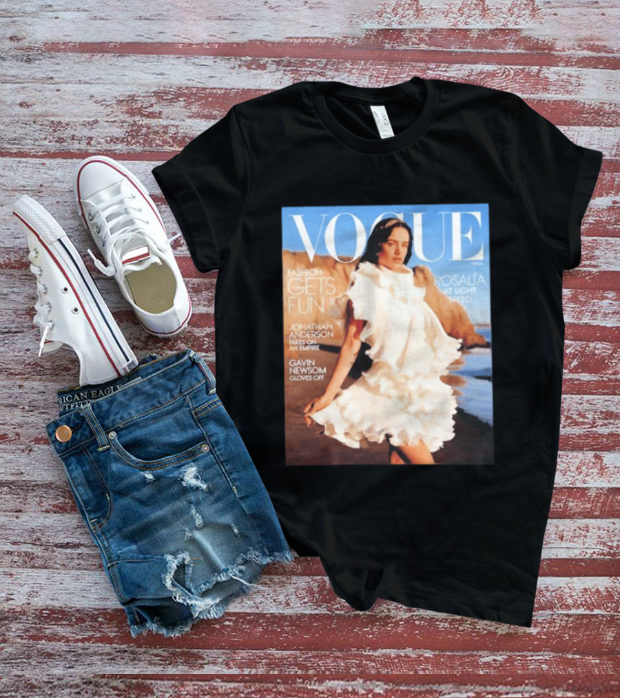Vogue Spring Fashion Rosalia At Light Speed Jonathan Anderson Gavin Newsom T-Shirt