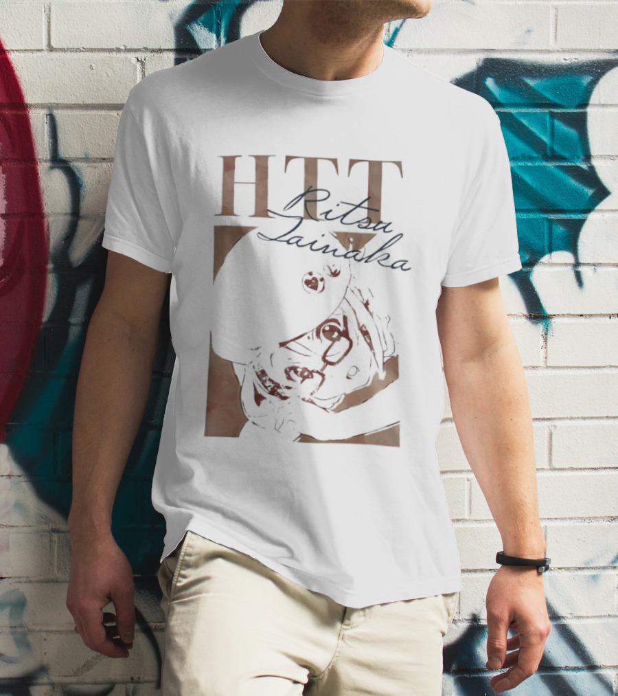 HTT Ritsu Tainaka Anime Character K On! Series T-Shirt