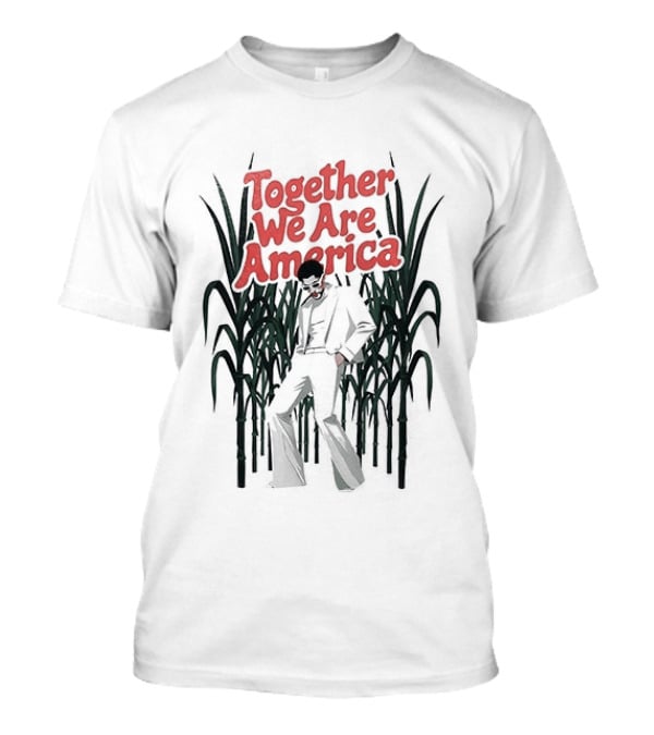 Together We Are America The Only Thing More Powerful Than Hate Is Love T-Shirt