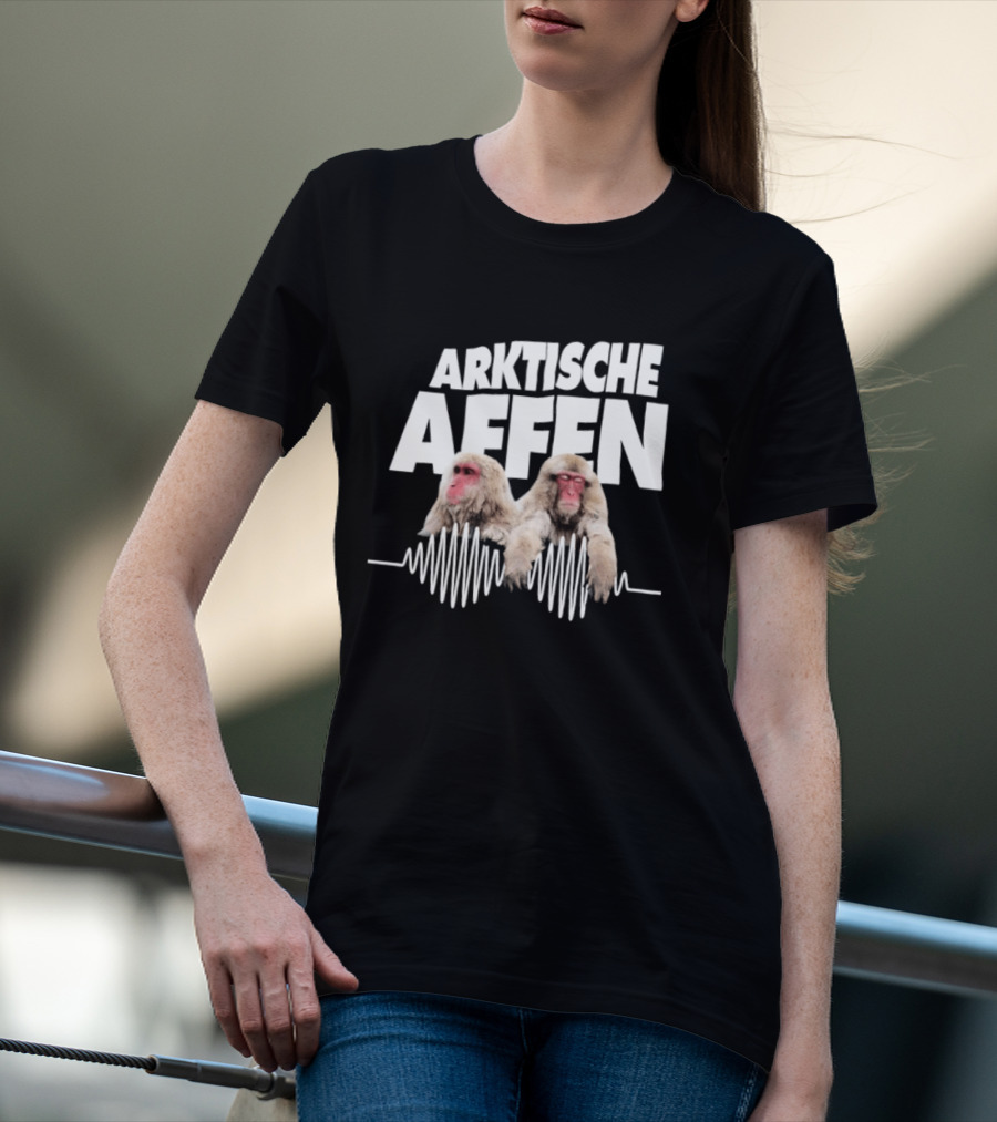 Arktische Affen Snow Monkeys Soundwave T-Shirt