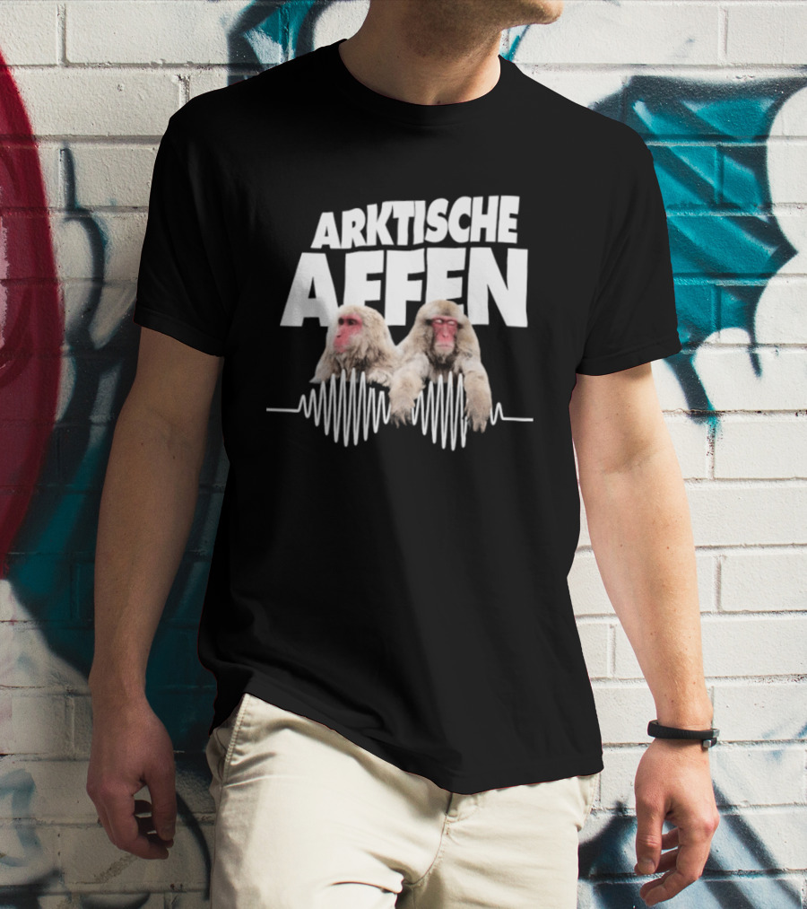Arktische Affen Snow Monkeys Soundwave T-Shirt