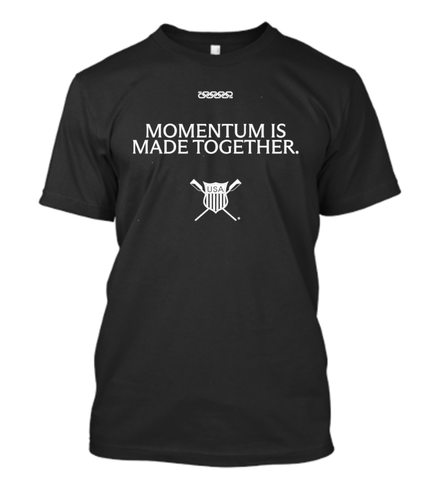 USRowing Momentum Is Made Together Oars T-Shirt