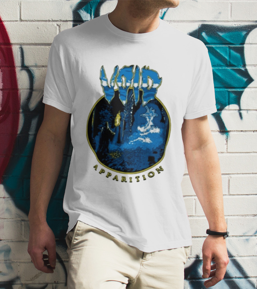 Void Apparition Blue Ghostly Scene T-Shirt