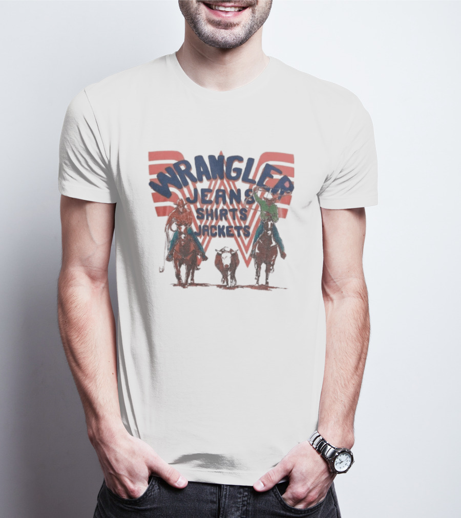 Wrangler Jeans Jackets Retro Cowboy T-Shirt