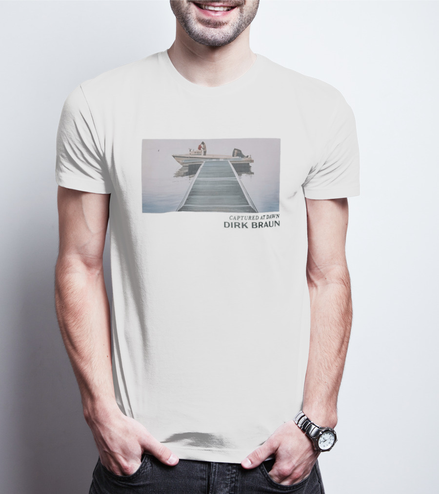 PY Boat Captured At Dawn Dirk Braun T-Shirt