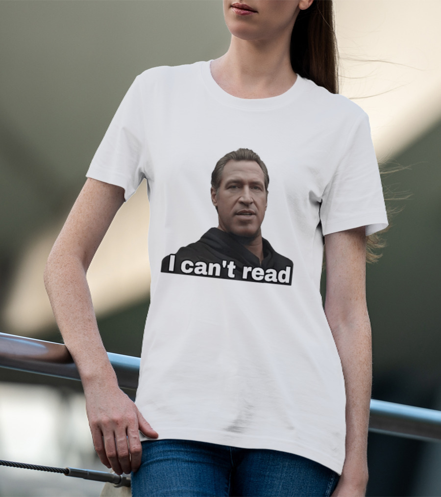 I Can't Read Funny Meme T-Shirt