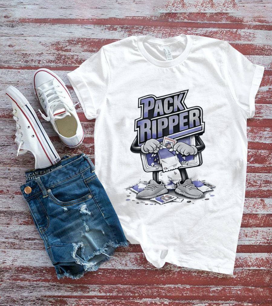 Pack Ripper Trading Card Cartoon T-Shirt
