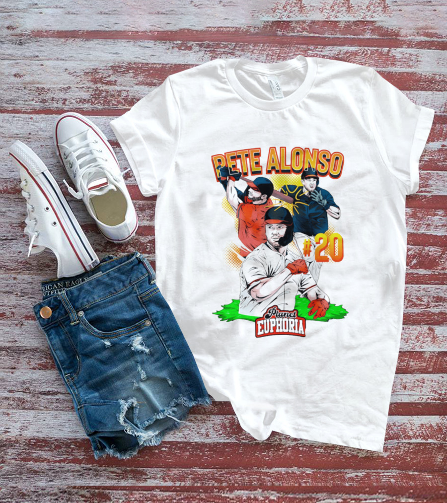 Pete Alonso Planet Euphoria #20 Baseball T-Shirt