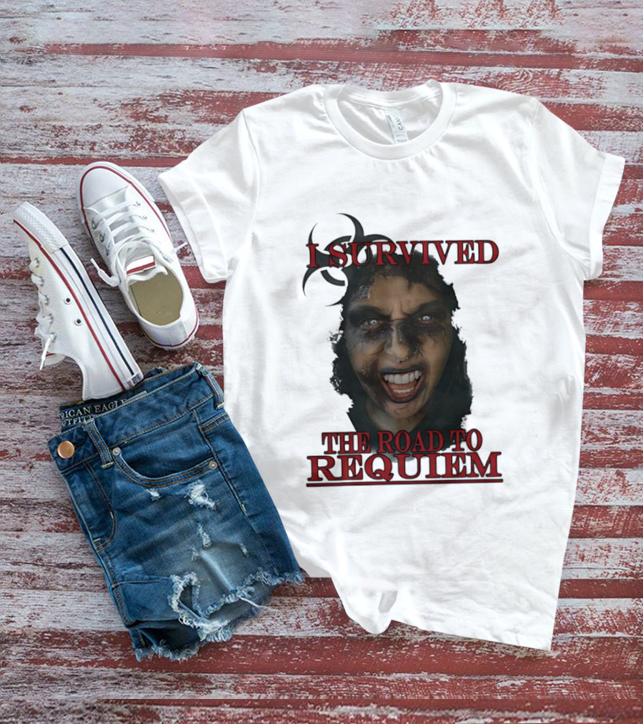 I Survived The Road To Requiem Intense Face Expression T-Shirt