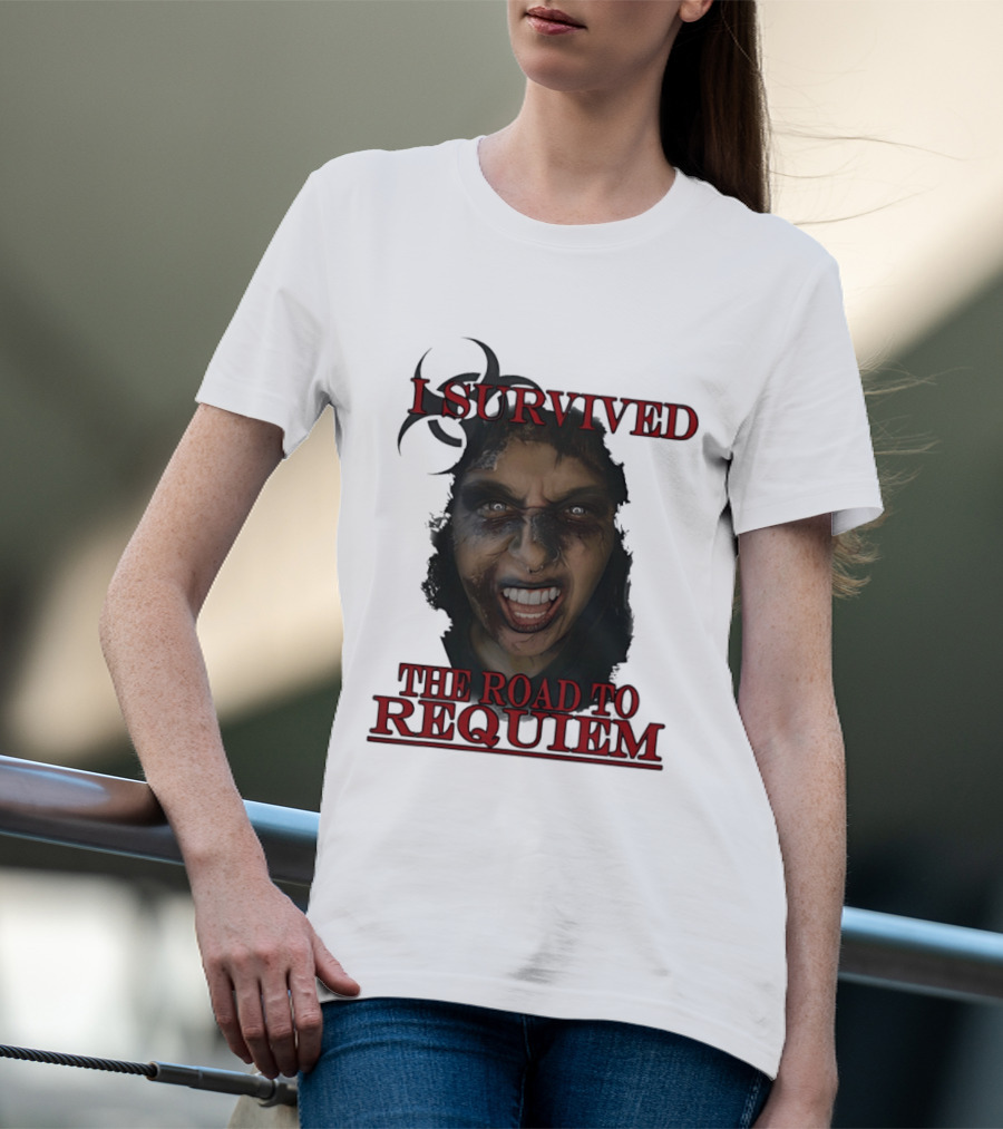 I Survived The Road To Requiem Intense Face Expression T-Shirt
