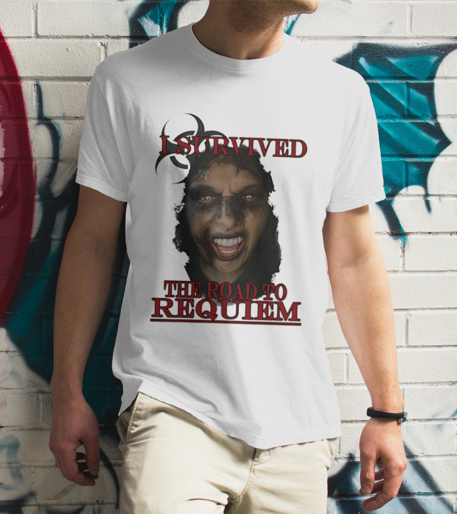 I Survived The Road To Requiem Intense Face Expression T-Shirt