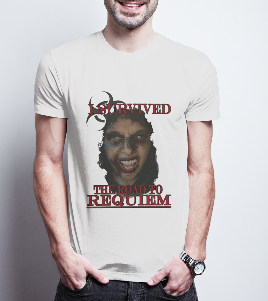 I Survived The Road To Requiem Intense Face Expression T-Shirt