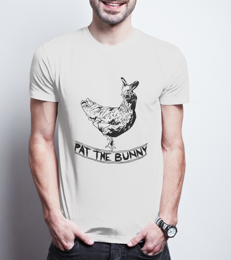 Rooster Pat The Bunny T-Shirt