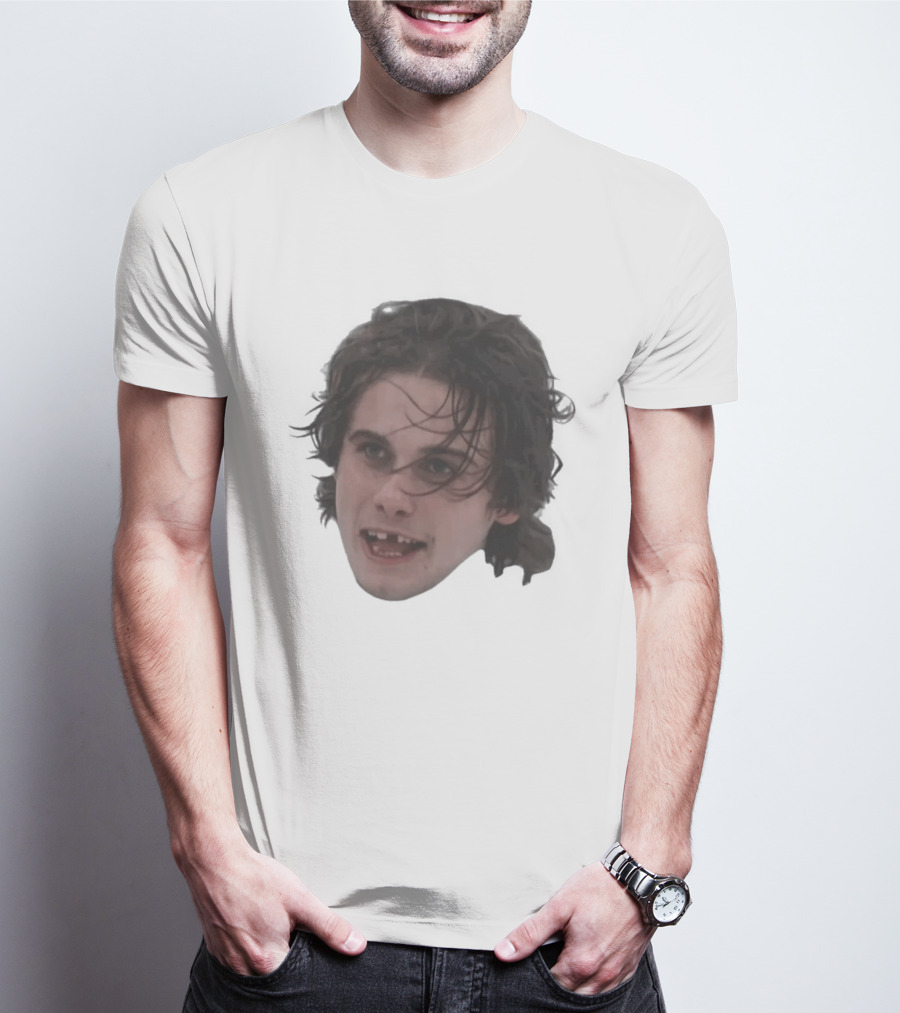 Team USA Jack Hughes Missing Teeth Throwback Face T-Shirt