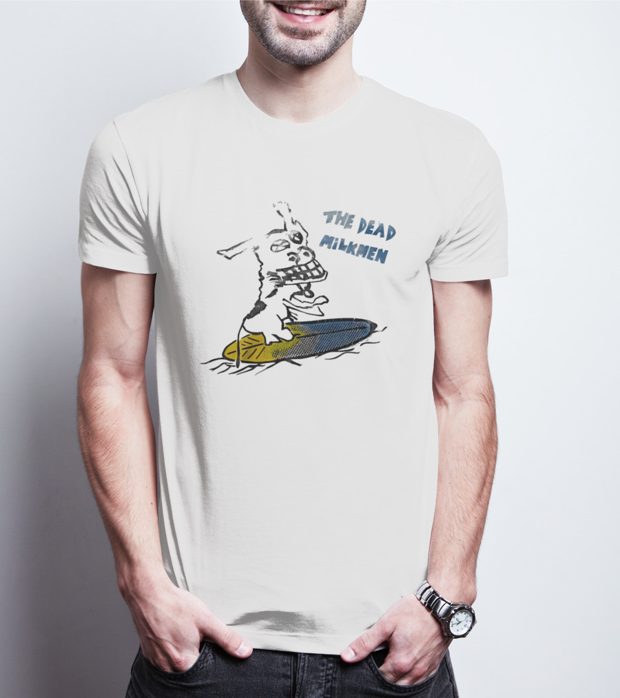 The Dead Milkmen Skull Surf T-Shirt