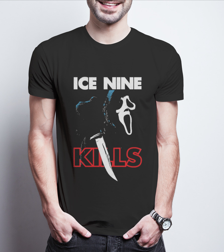 Ice Nine Kills Ghost Face Knife Horror Collaboration Stab Scream 7 Exclusive T-Shirt