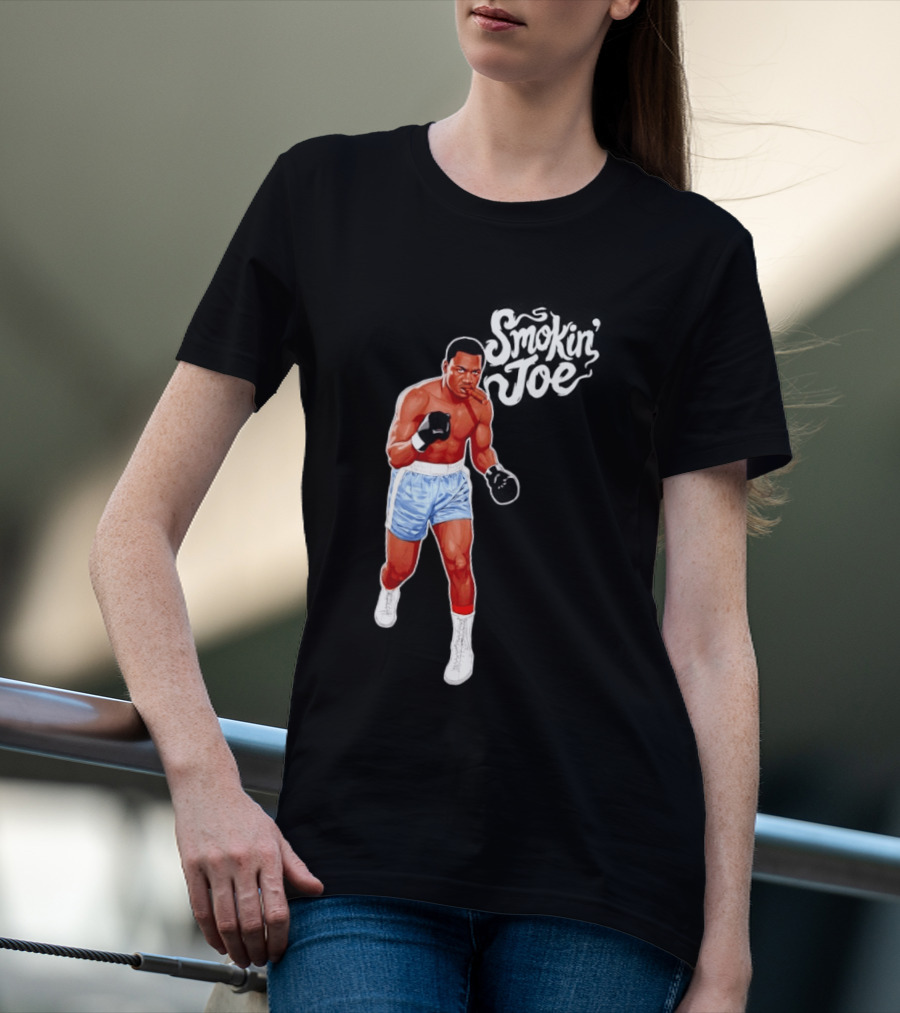 Joe Frazier Smokin' Joe Boxing Legend Historic Fighter T-Shirt