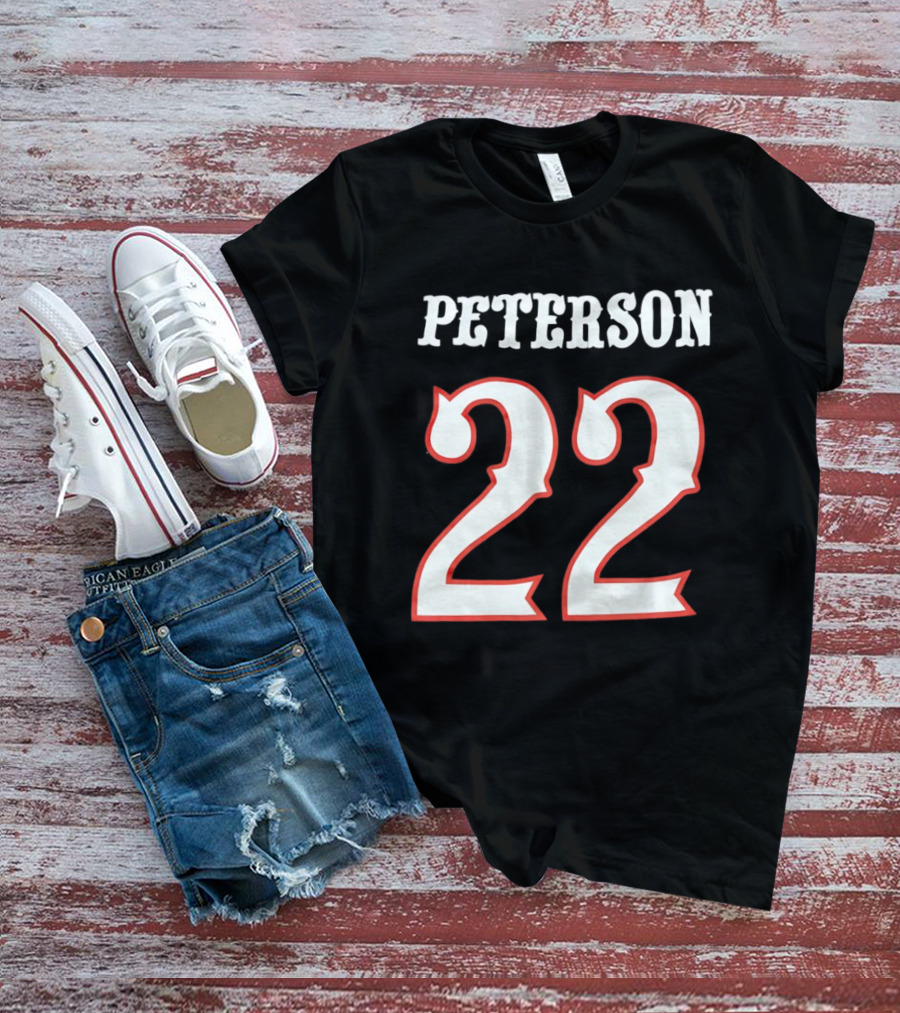Darryn Peterson 22 Kansas Jayhawks Basketball T-Shirt