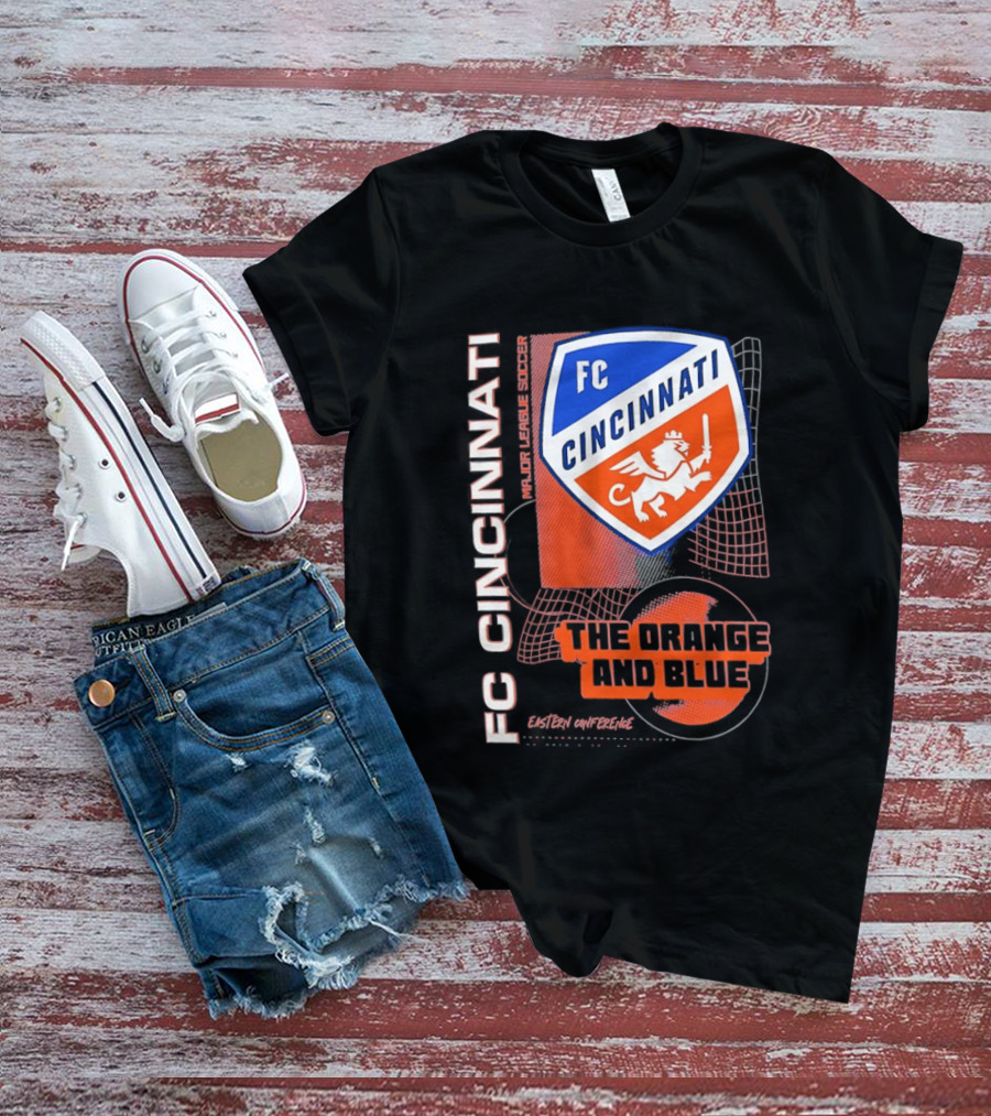FC Cincinnati The Orange And Blue Soccer Pride T-Shirt