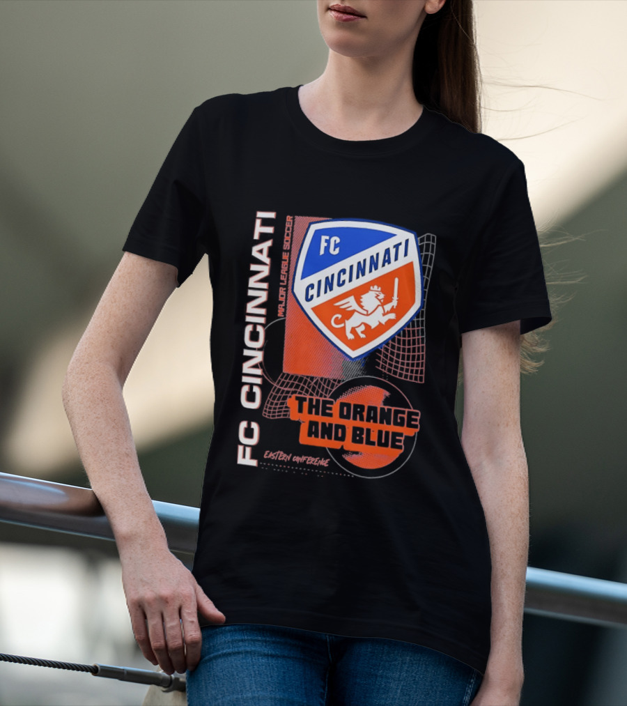 FC Cincinnati The Orange And Blue Soccer Pride T-Shirt