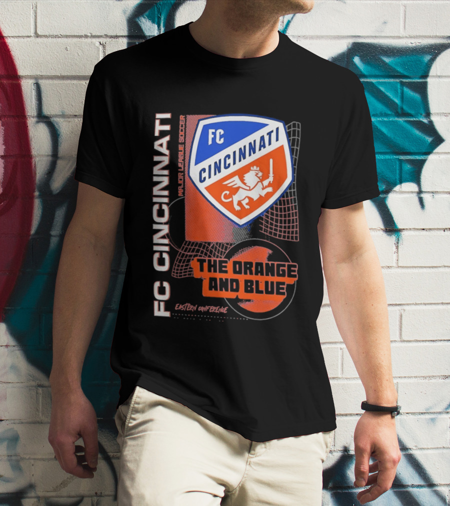 FC Cincinnati The Orange And Blue Soccer Pride T-Shirt