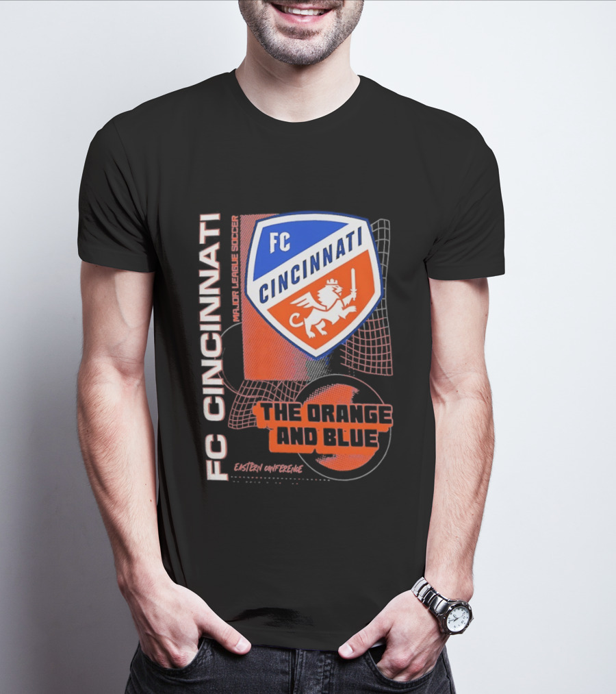 FC Cincinnati The Orange And Blue Soccer Pride T-Shirt