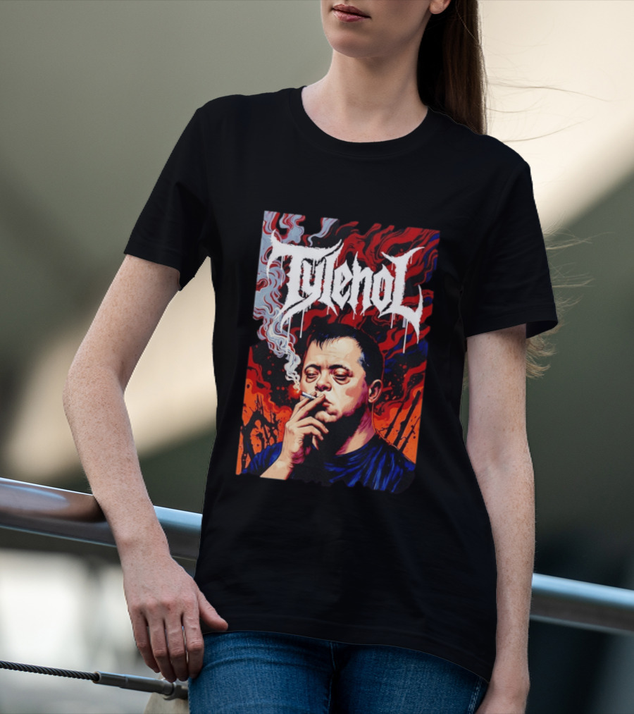 Tylenol Smoking Red And Black T-Shirt