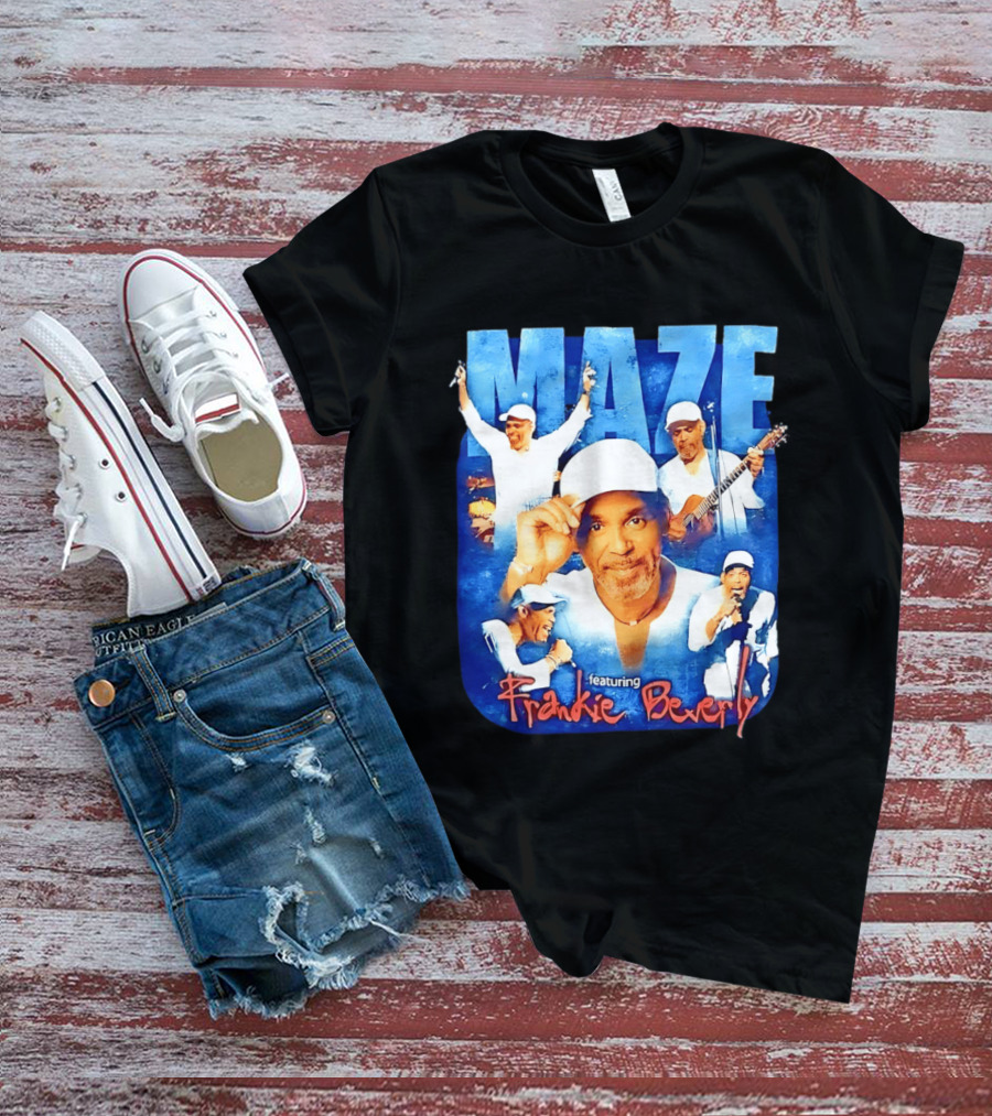 Maze Featuring Frankie Beverly Collage With Performances T-Shirt