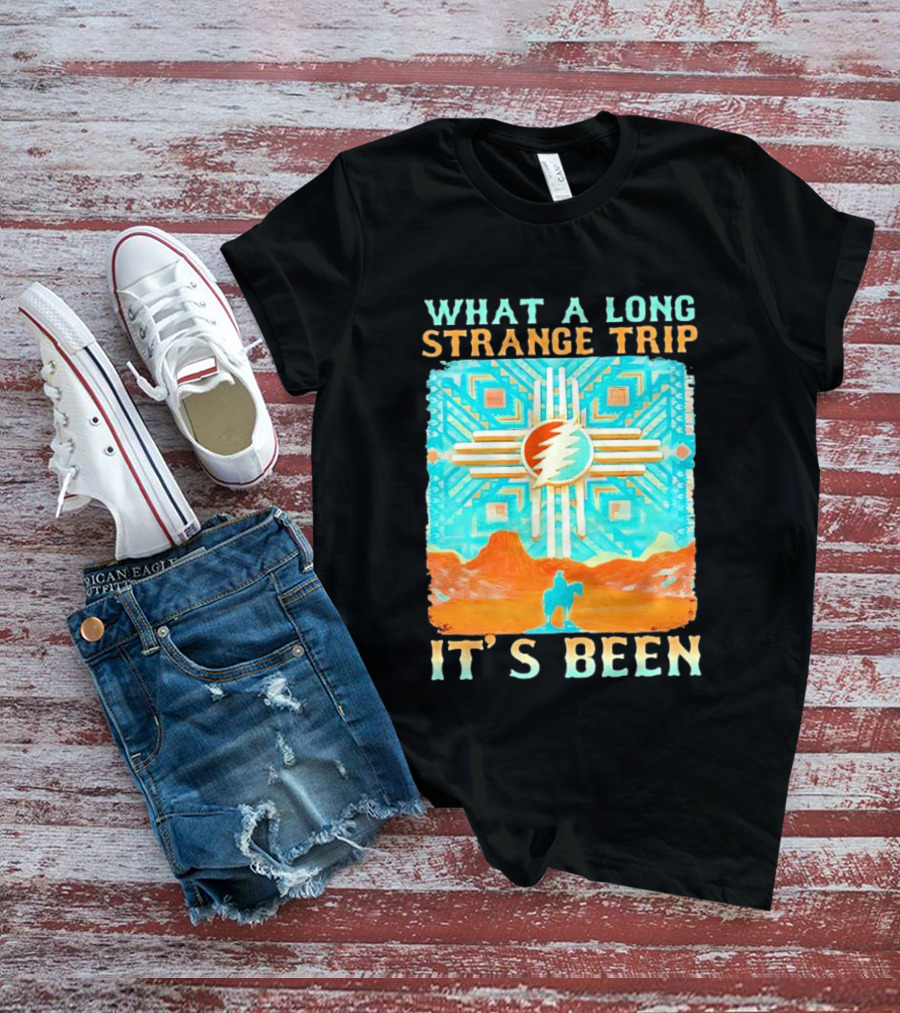 What A Long Strange Trip It's Been Grateful Dead Zia T-Shirt