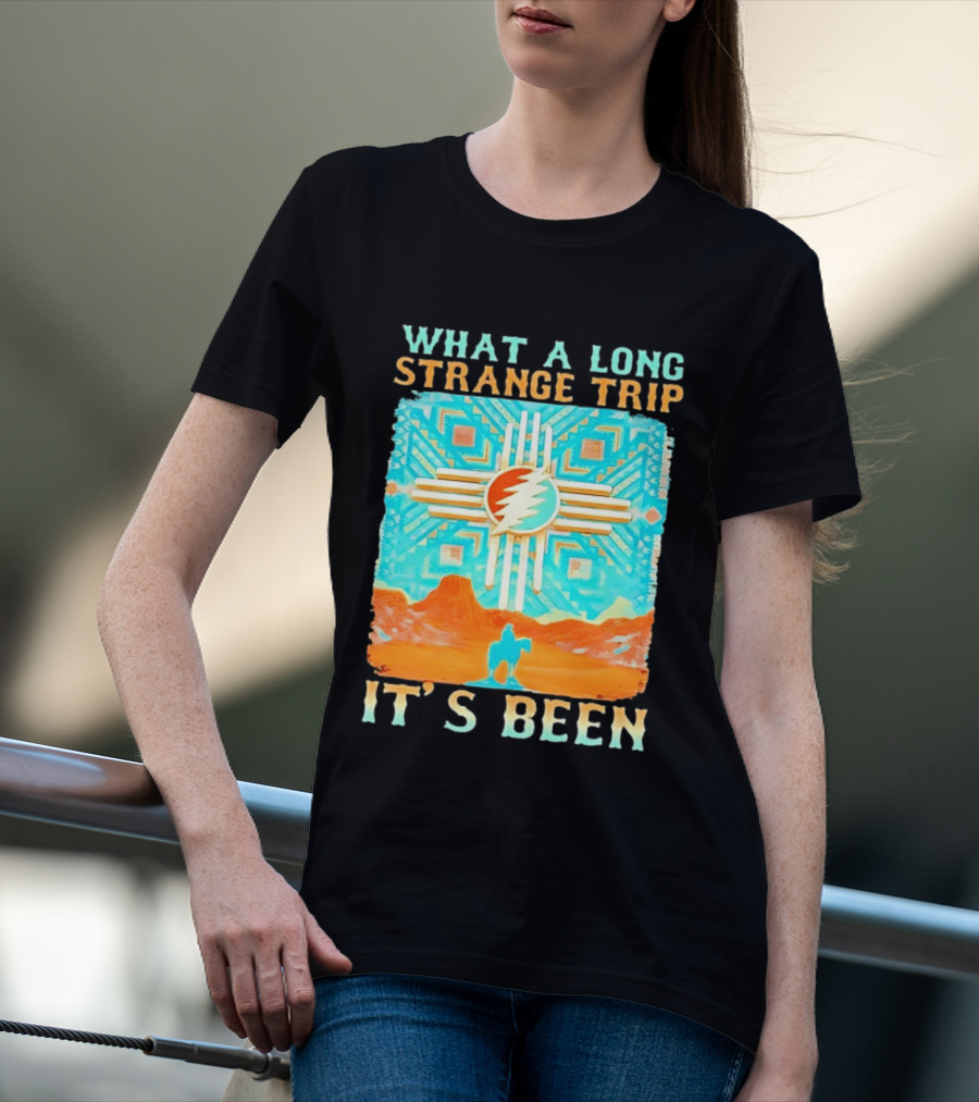 What A Long Strange Trip It's Been Grateful Dead Zia T-Shirt