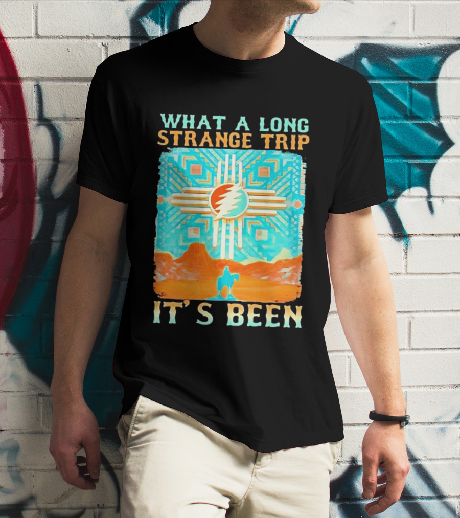 What A Long Strange Trip It's Been Grateful Dead Zia T-Shirt