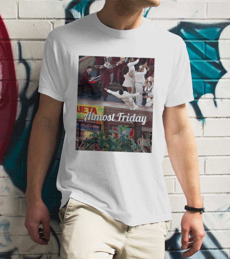 Almost Friday Bad Bunny Un Verano Sin Ti Party Scene T-Shirt
