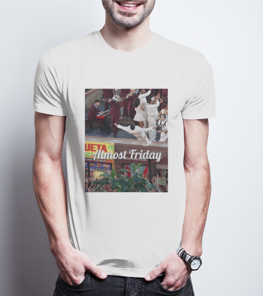 Almost Friday Bad Bunny Un Verano Sin Ti Party Scene T-Shirt